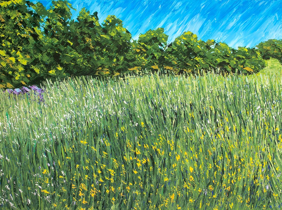 Landscape, Pallet Knife, El Dorado County